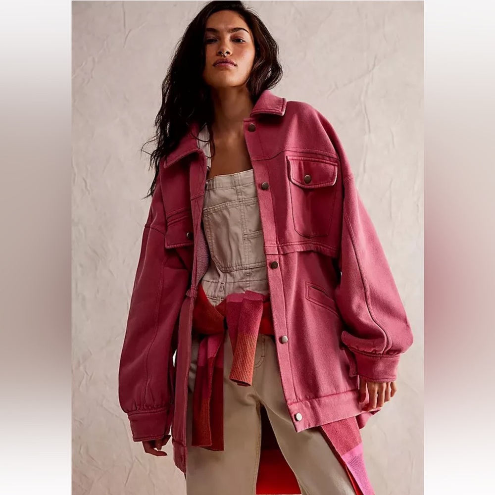 Free People Pink Jacket